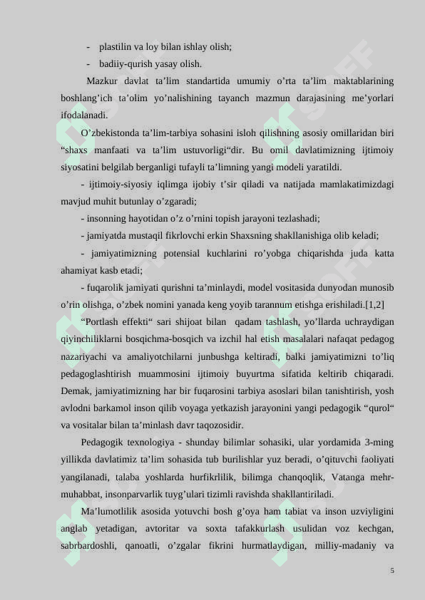 Bo'lajak boshlang'ich sinf o'quvchilariga mehnatsevarlik g'oyalarini singdirish 5