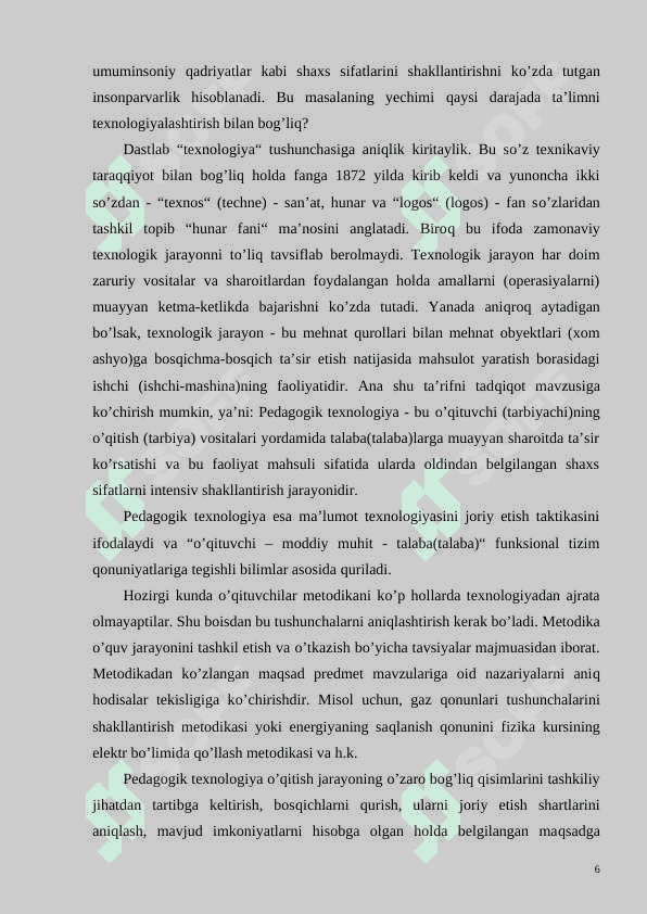 Bo'lajak boshlang'ich sinf o'quvchilariga mehnatsevarlik g'oyalarini singdirish 6