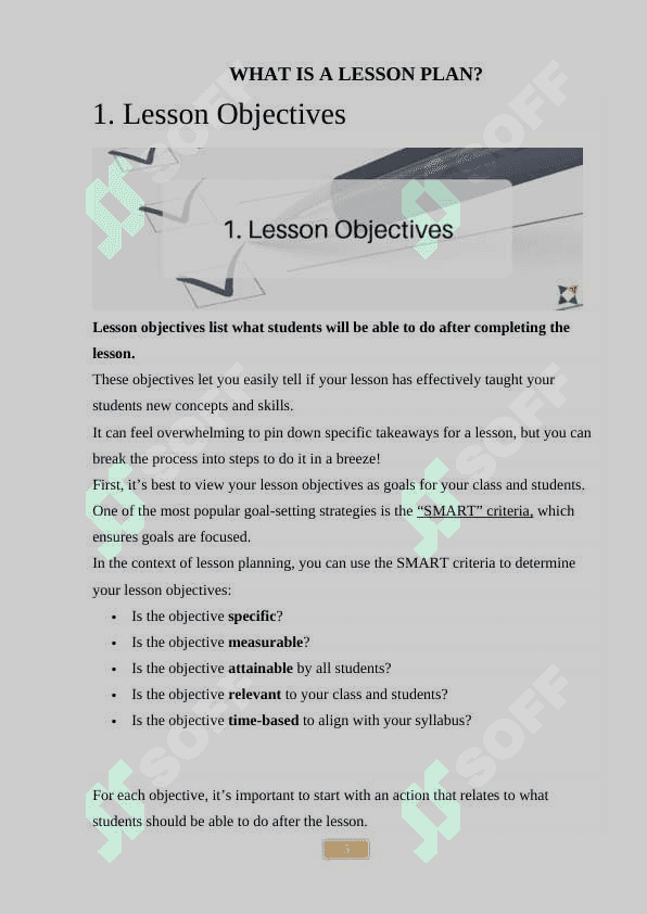 PLANNING AND TEACHING AN EFL LESSON 5