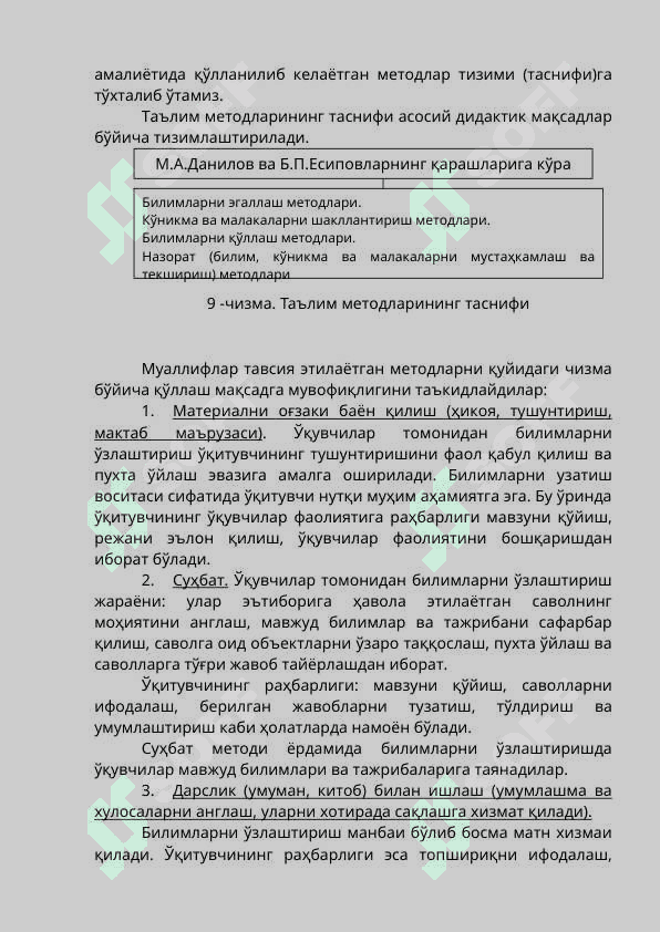 Ta'lim metodlari va vositalari 7