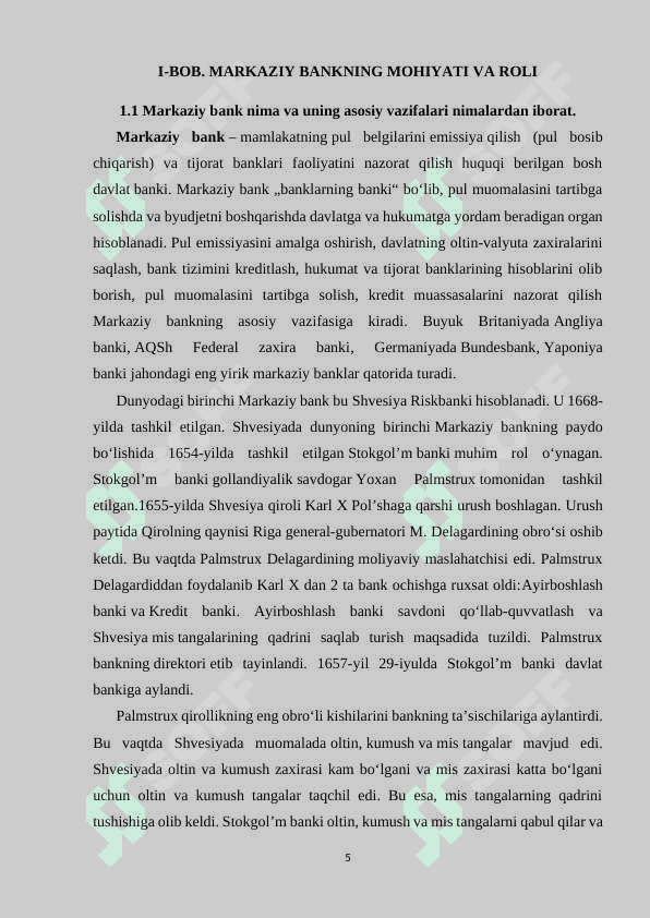 Markaziy bank va uning funksiyalari 5