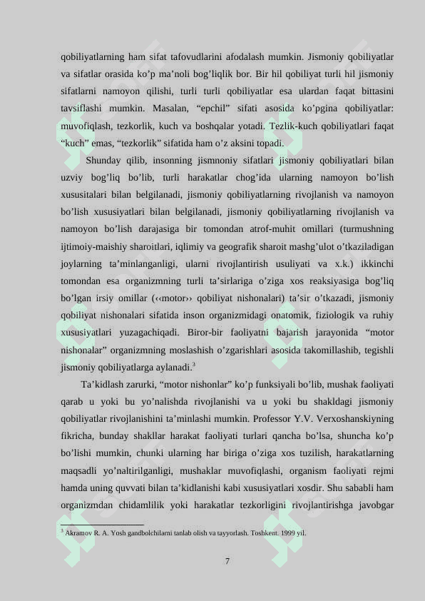 Gandbol o'yin taktikasining tasnifi. 7