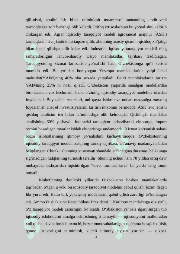 Davlatlar iqtisodiy rivojlanishi 4