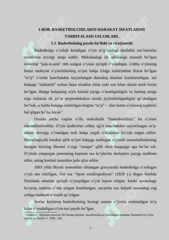 BASKETBOL  O’YIN  TEXNIKASI VA RIVOJLANISH TARIXI 3