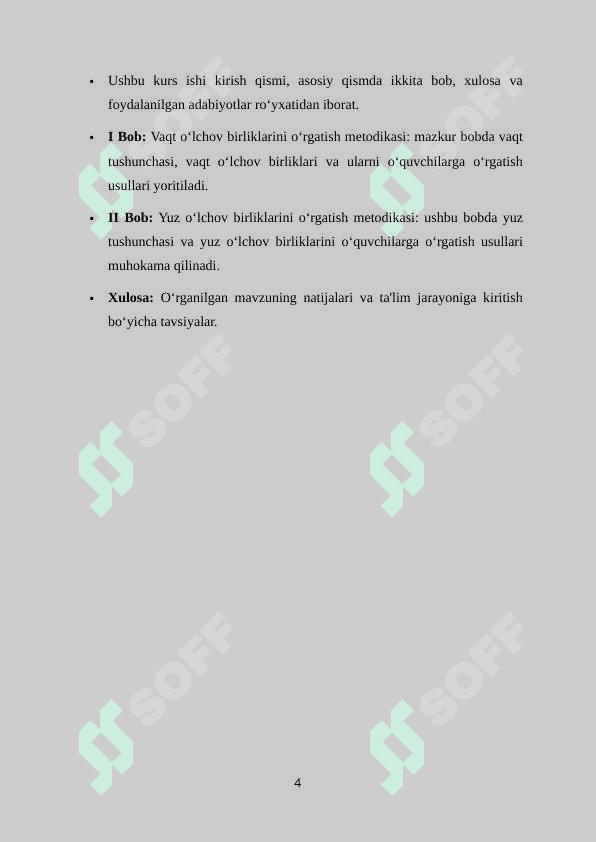 Vaqt va yuz o‘lchov birliklarini o‘rgatish metodikasi 4