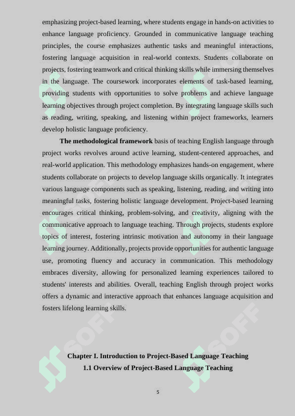 Teaching English language through Project works 5