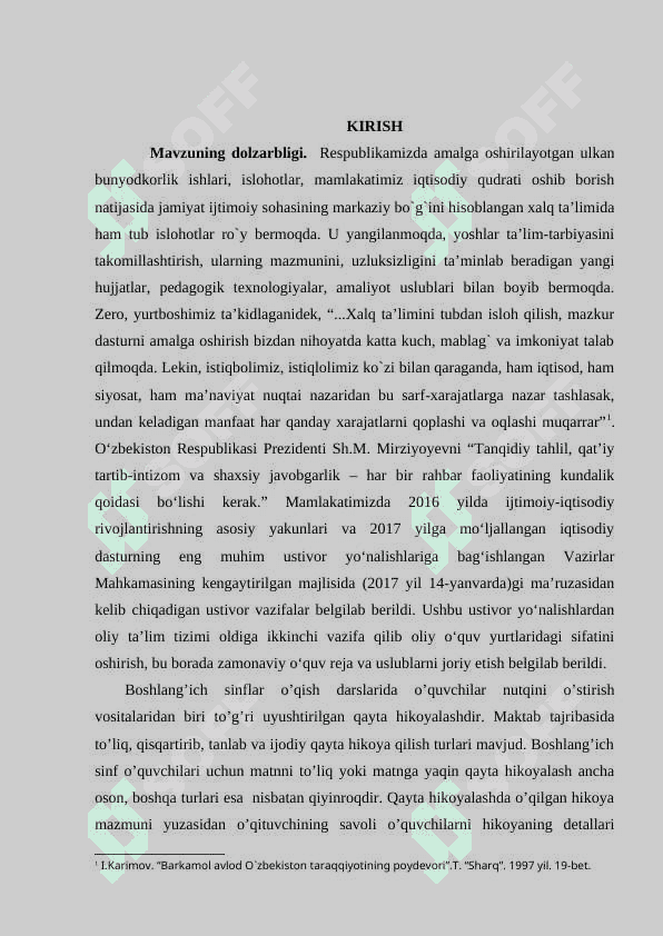 Sinfdan va maktabdan tashqari ishlarga rahbarlik qilish metodikasi 2