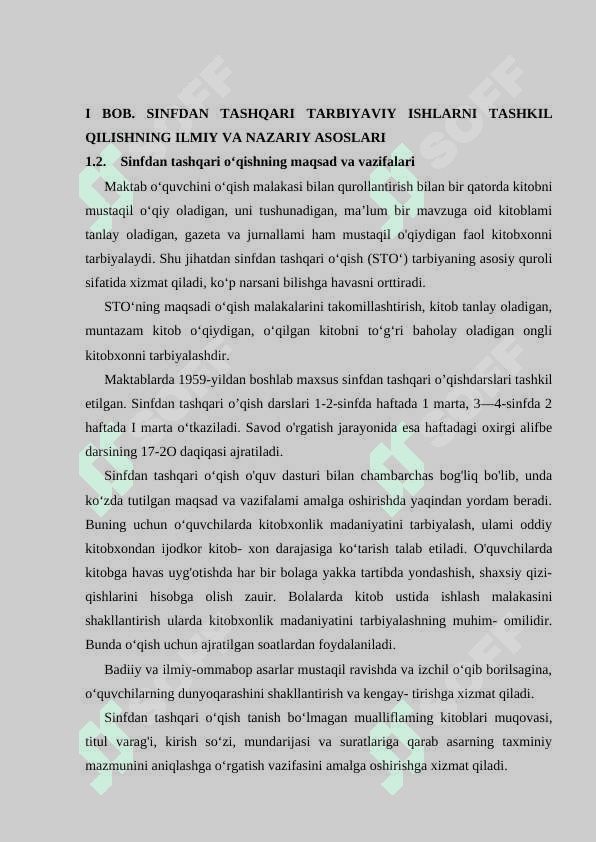Sinfdan va maktabdan tashqari ishlarga rahbarlik qilish metodikasi 4