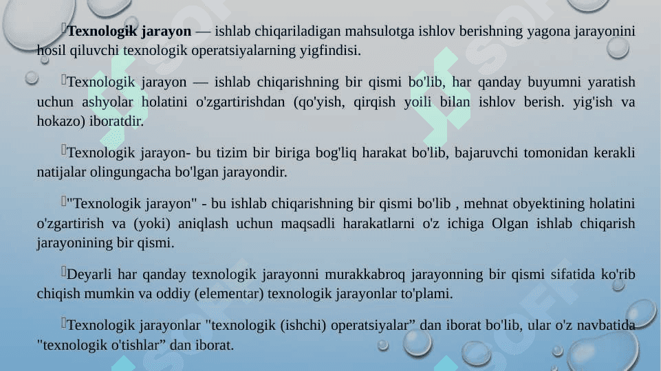 Texnologiya ta’limi va texnologik vositalar 2