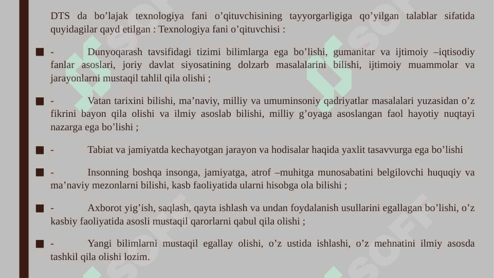 Boshlang‘ich sinflarda texnologiya ta’limining mazmuni 2