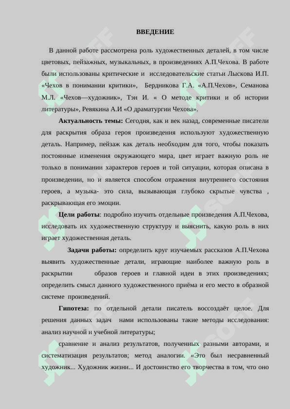 Характер и функция детали в рассказах А.П.Чехова 2