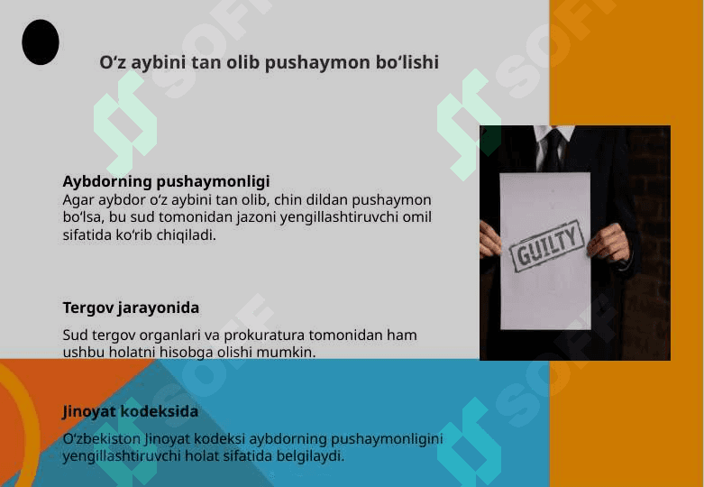 Jinoyat qonunida jazoni engillashtiruvchi holatlar 4