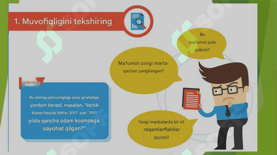 Axborotning ishonchliligi va tekshirish usullari 4