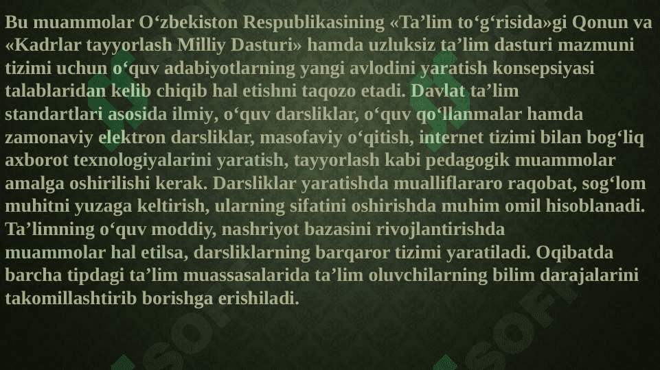 Ona tilidan darslik va òquv qòllanmalarning boblari va mavzularini òrganish 4