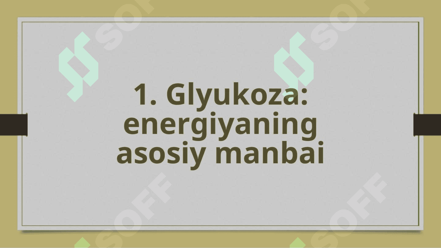 Glikogen va glyukoza almashinuvi 4