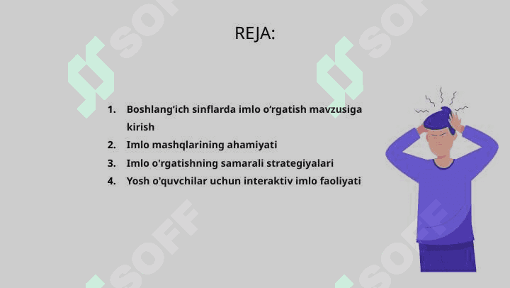 Boshlang'ich sinflarda imloga o'rgatish. Imloga oid mashqlar 2