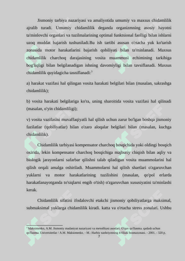 Jismoniy mashqlar haqida tushuncha 7
