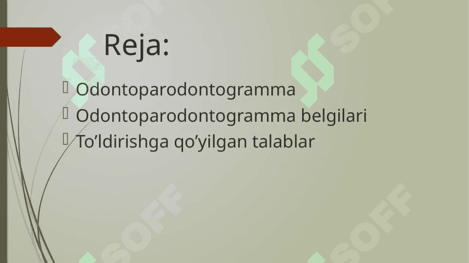 Odontoparodontogramma taxlili 2