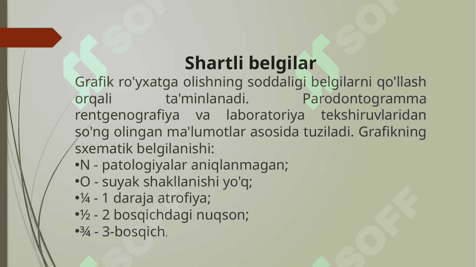 Odontoparodontogramma taxlili 5