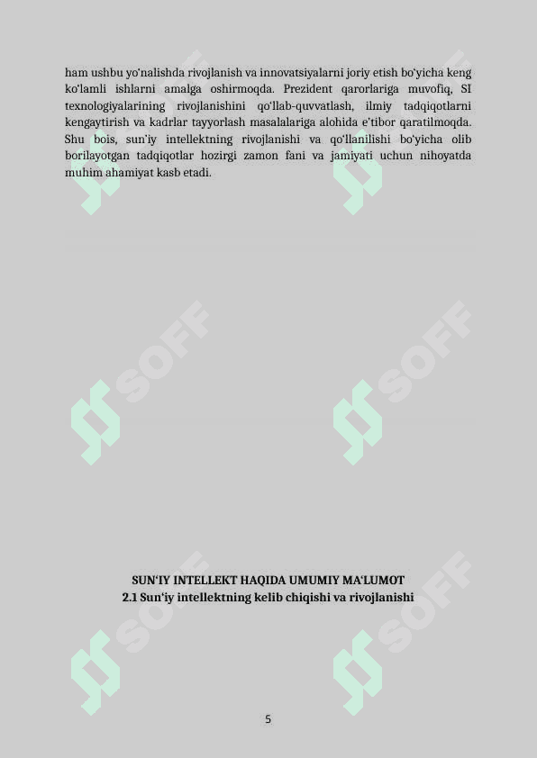 Suniy intellekt 5