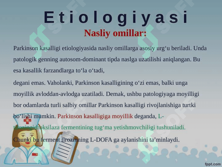 Parkinson kasalligi 8