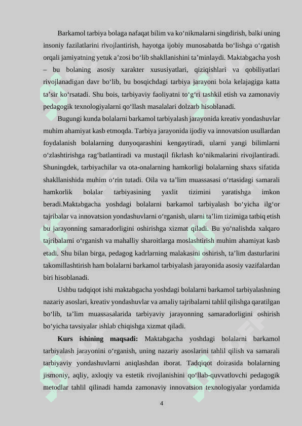 MAKTABGACHA YOSHDAGI BOLALARNI BARKAMOL QILIB TARBIYALASHDA IBN SINO IJODIDAN FOYDALANISH 4