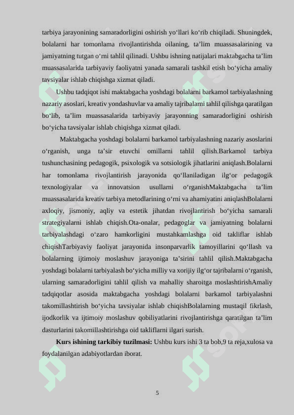 MAKTABGACHA YOSHDAGI BOLALARNI BARKAMOL QILIB TARBIYALASHDA IBN SINO IJODIDAN FOYDALANISH 5