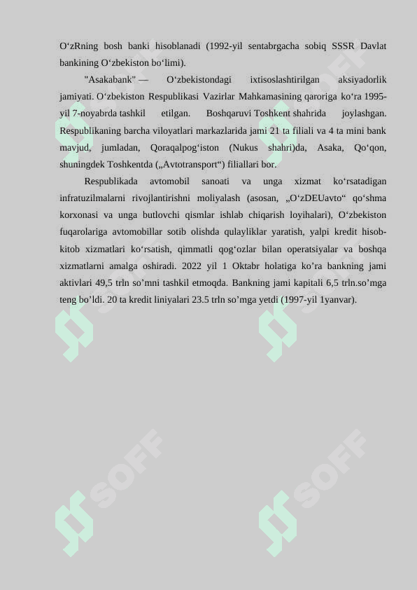 Amaliyot obyekti – “Asakabank” AJ Bobur filiali 5
