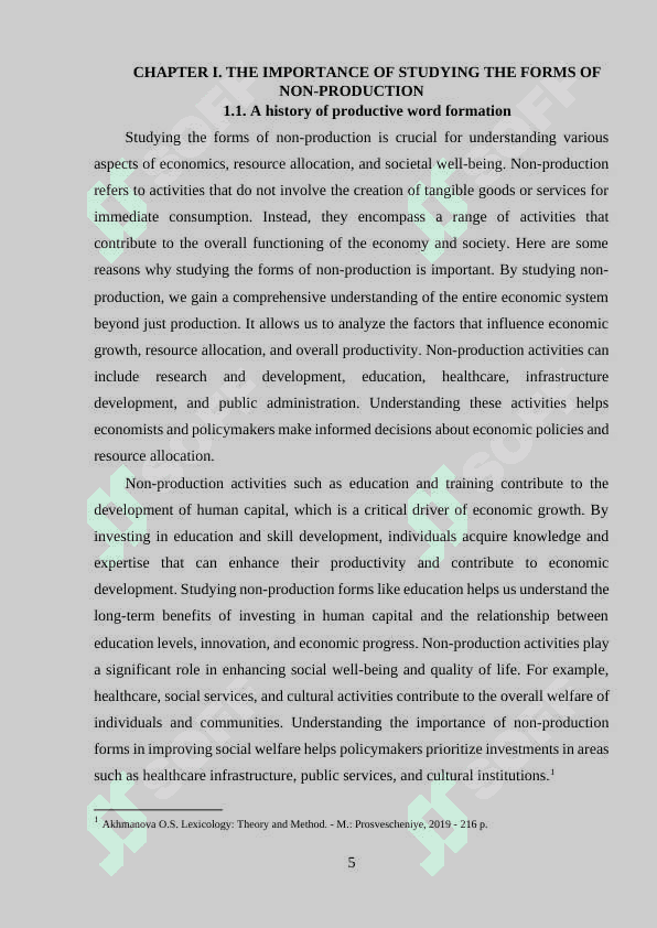 Historical significance of non-productive types of word - formation. 5