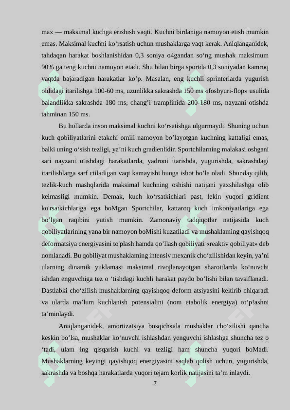 HARAKAT SIFATLARINI RIVOJLANTIRISHNING YOSHGA XOS XUSUSIYATLARI 7