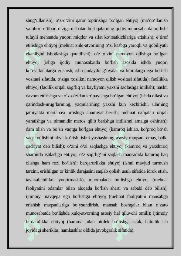 Mehnat faoliyati motivlari 4