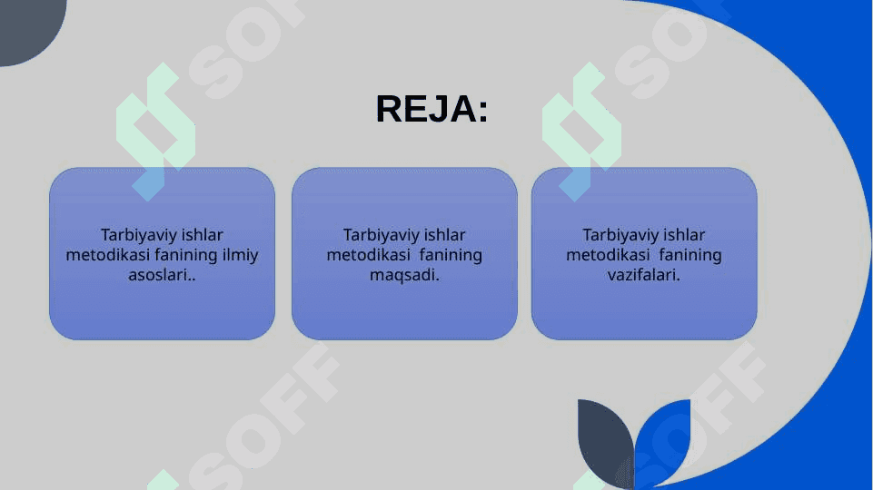Tarbiyaviy ishlar metodikasi fanining ilmiy asoslari.Tarbiyaviy ishlar metodikasi fanining maqsadi.Tarbiyaviy ishlar metodikasi fanining vazifalari 2