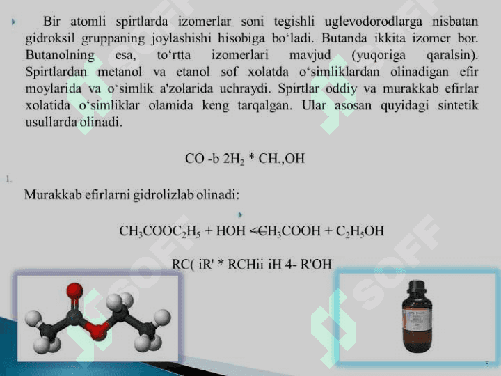 To`yinmagan spirtlar ( Propargil spirti va vinil spirti xossalari) 3