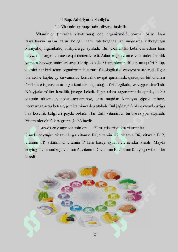 Vitaminlar haqqinda 5