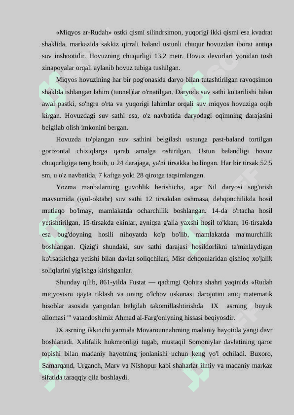 Oʻrta Osiyo xalqlarining IX-XII asrlarda uygʻonish davri(Renessans) 4