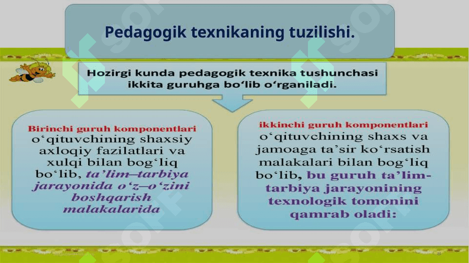 Pedagogik texnika haqida tushuncha. 6