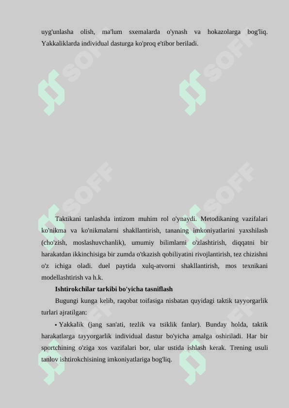 SPORTCHINING TEXNIK TAYYORGARLIGI 8