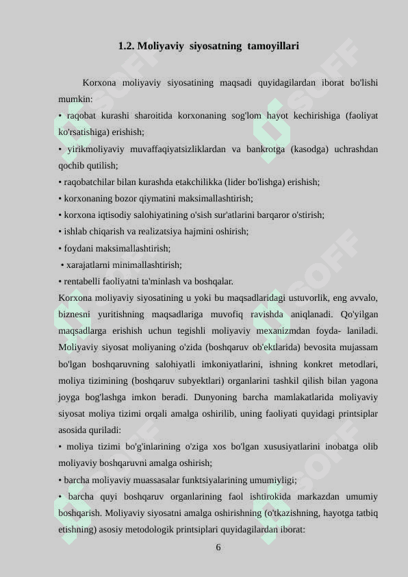 DAVLATNING  MOLIYAVIY SIYOSATI 6