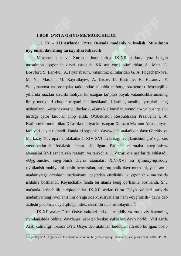 IX-XII asrlarda Movaunahr  va Xorazmda memorchilik san’at rivojining yangi bosqichi 4