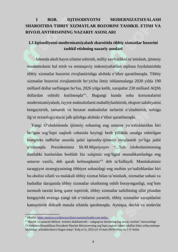 IQTISODIYOTNI MODERNIZATSIYALASH SHAROITIDA TIBBIY XIZMATLAR BOZORINI TASHKIL ETISH VA RIVOJLANTIRISHNING NAZARIY ASOSLARI 2