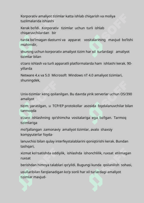 “Kampyuter tarmog’ining dasturiy ta’minoti” 8