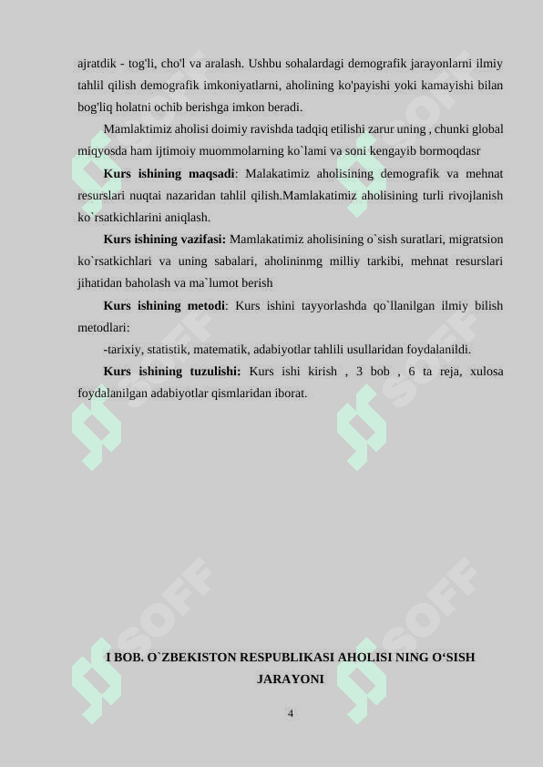 Oʻzbekiston aholisining  demografik rivojlanishida hudud omili 4