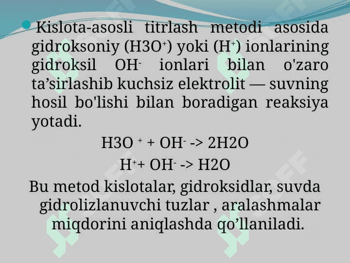 Kislota asosli titrlashning xatoliklari 3