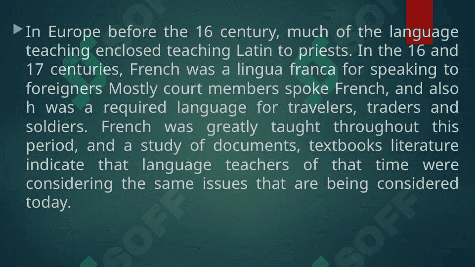 TEACHING FOREIGN LANGUAGES IN THE WORLD 3
