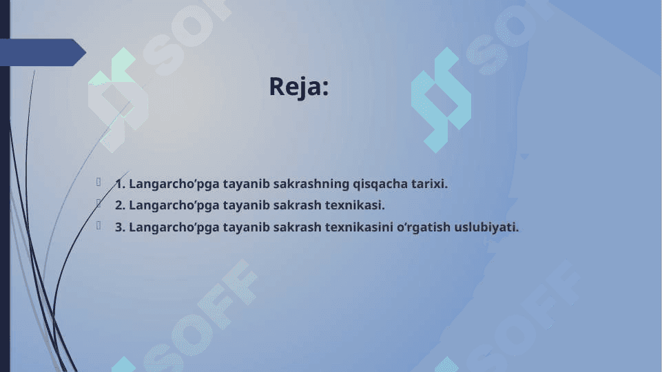 Langar cho’pga tayanib sakrash texnikasi asoslari 2
