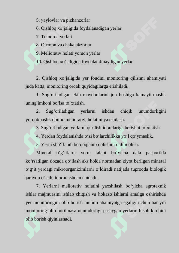 O’zbekiston Respublikasida yer monitoringi va davlat yer kadastri. 3