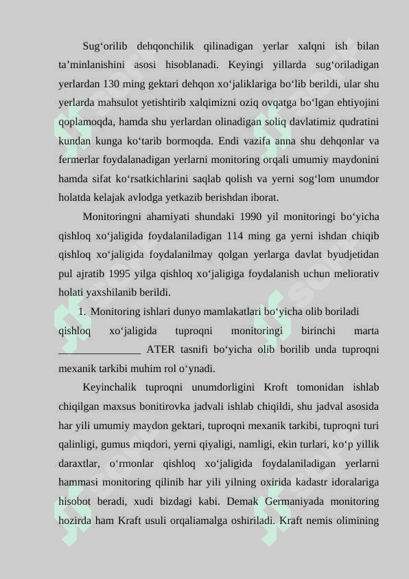 O’zbekiston Respublikasida yer monitoringi va davlat yer kadastri. 4