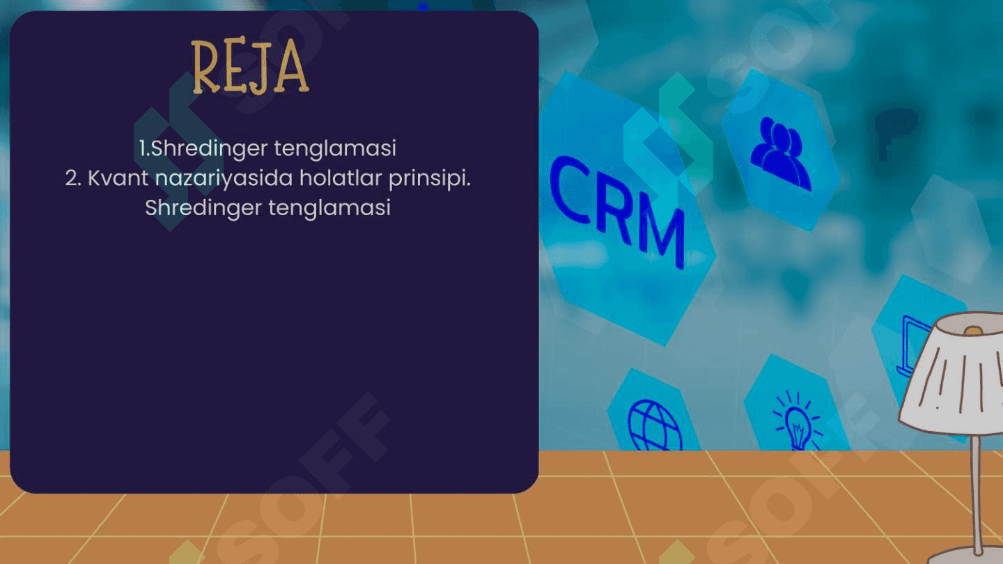 Atom va malekulalar uchun Sheredenger tenglamasi 2