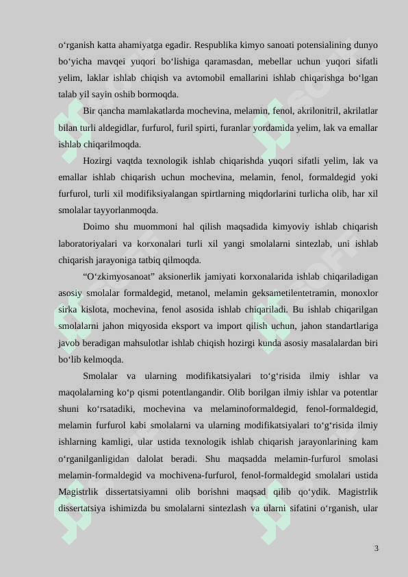 QAMISHLI DSP UCHUN MAHALLIY XOMASHYOLARDAN SAMARALI KLEY MAHSULOTI OLISH TEXNOLOGIYASINI ISHLAB CHIQISH 3