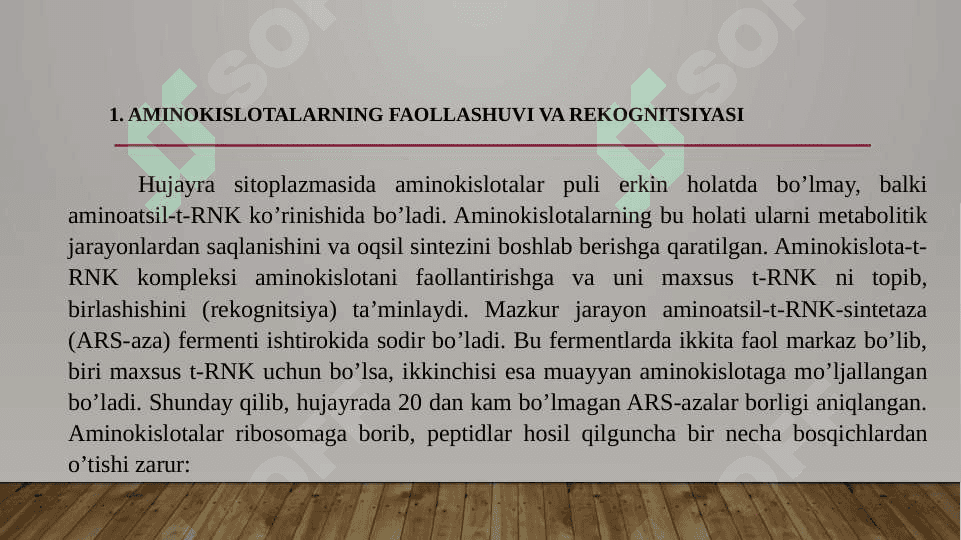 OQSILLAR BIOSINTEZI 7